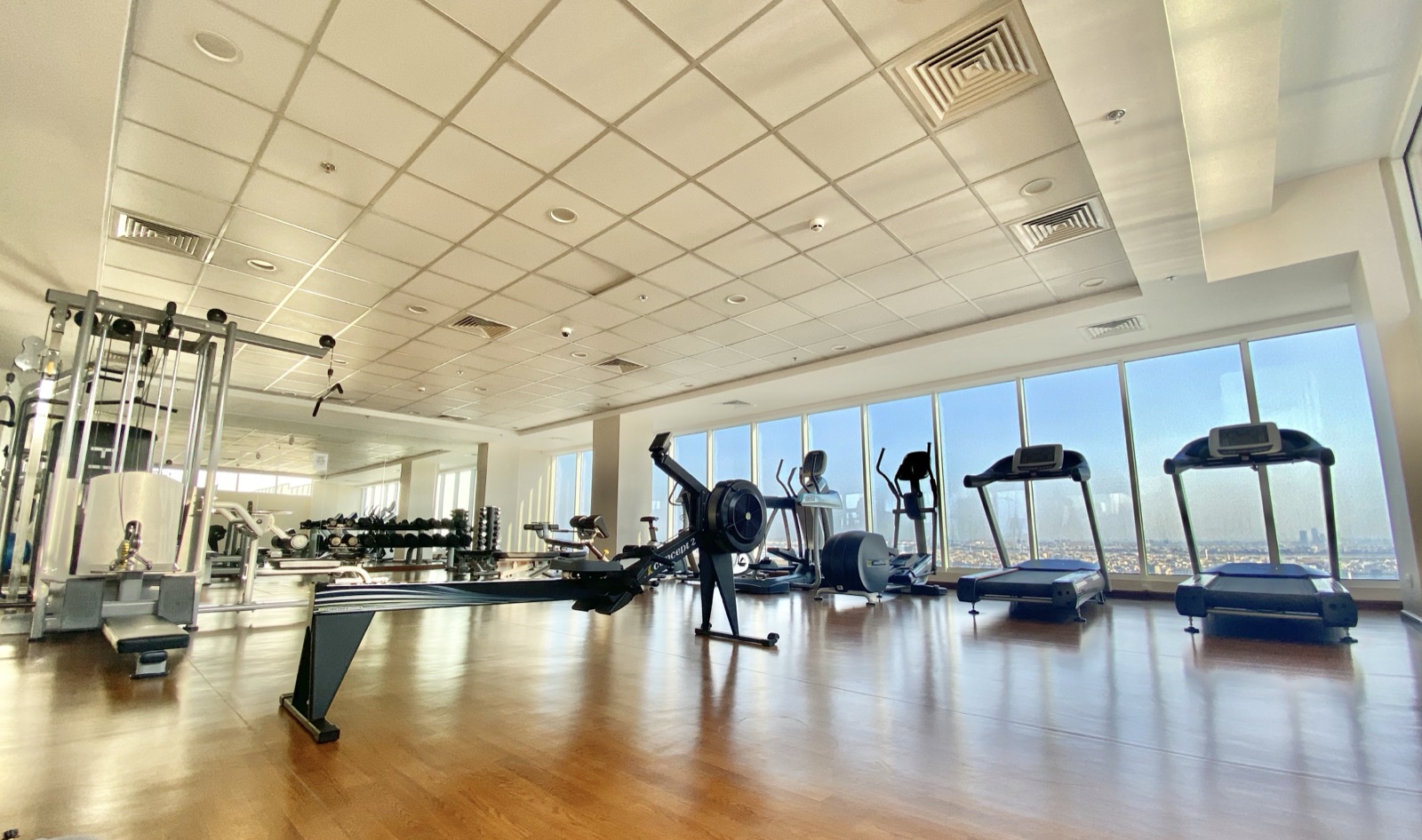 Residents' gym at Tilal Towers